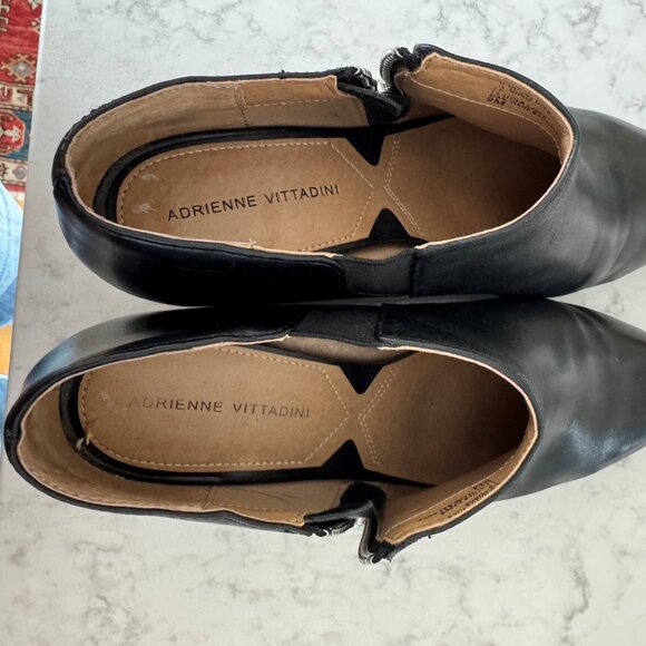 Women's Leather Booties - Picture 6 of 9